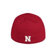 Nebraska Adidas Polyester Structured Flex Fit Hat